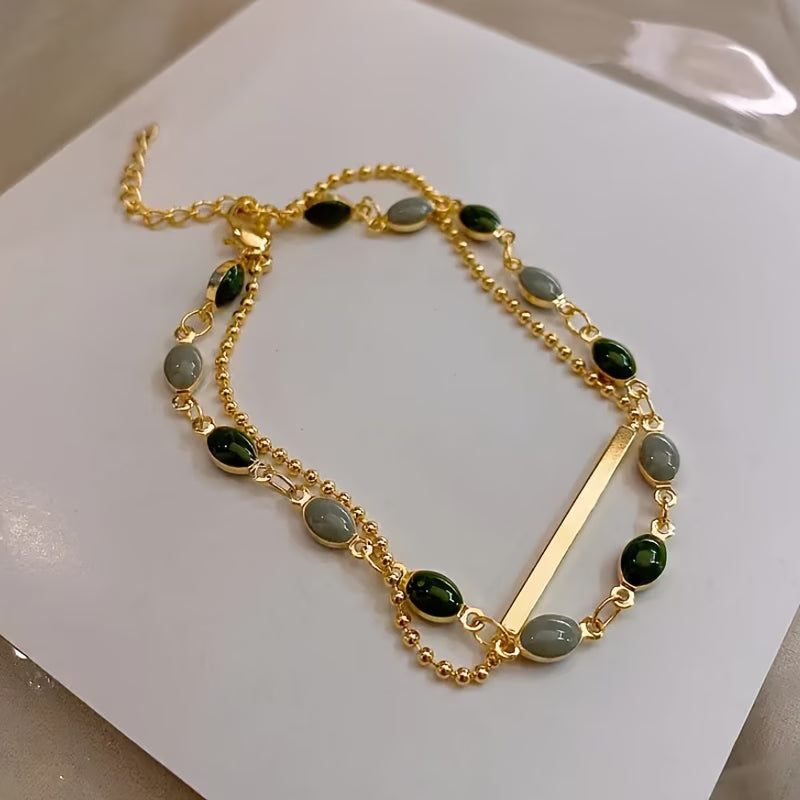 Pulsera Dúo Olivia Moss | Oro