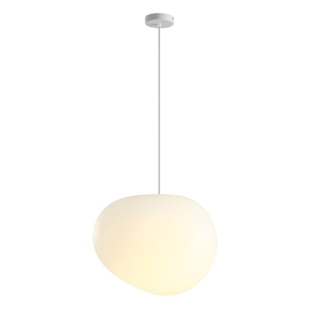 נאנה – מנורה תלויה אבן חלזון בצבע חלב לבן