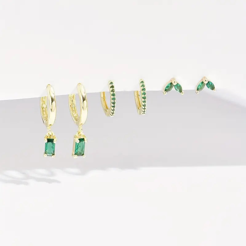 Juego de Aretes Fiorenza Viridelle | Oro