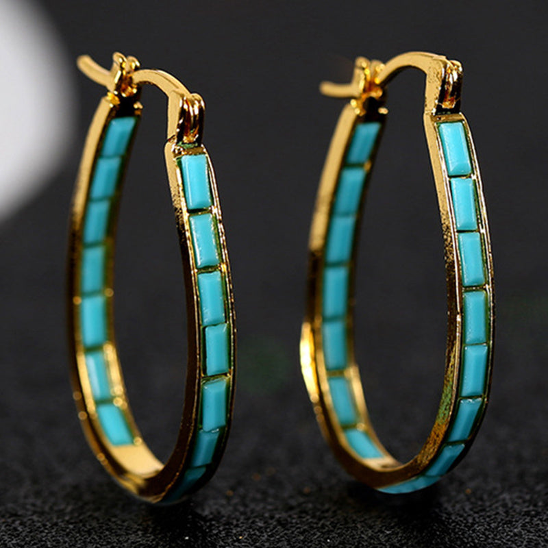 Arracadas Borde Caspian | Oro