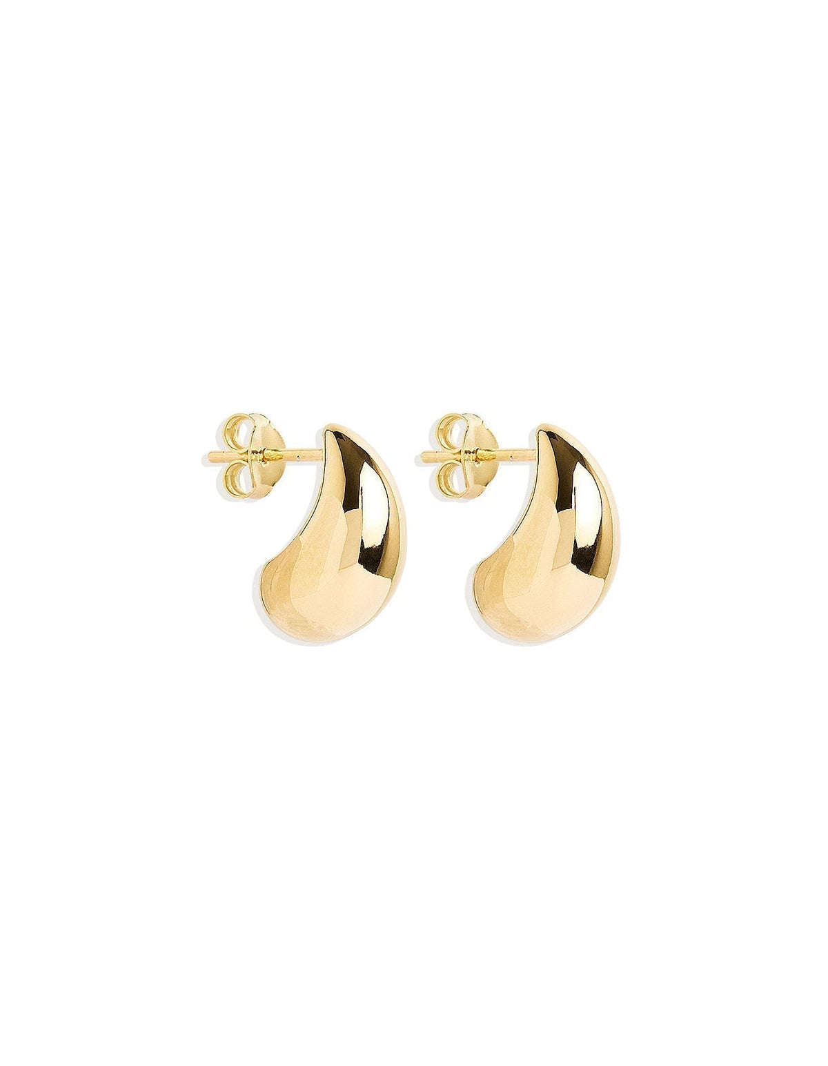 Aretes Mato de Gota | Oro blanco