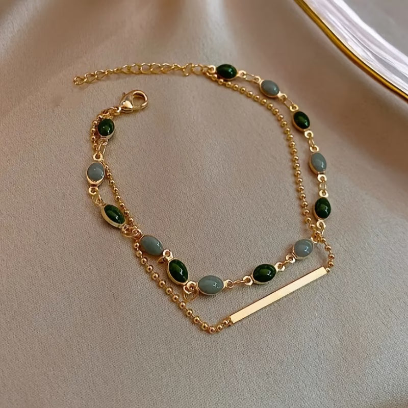 Pulsera Dúo Olivia Moss | Oro