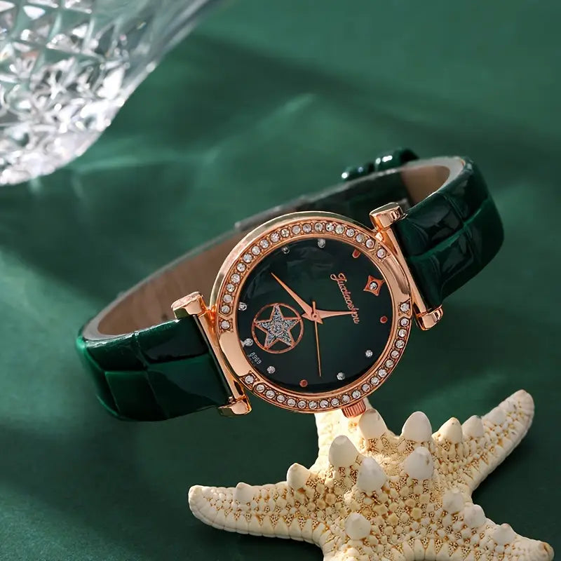Juego de Joyería Verdantra Timecourt | Oro