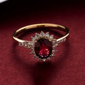 Anillo Emperatriz Rojo | Oro