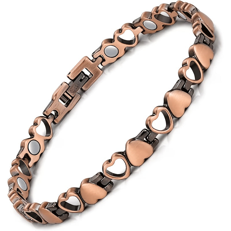 Pulsera Corazón Eterno en Cobre