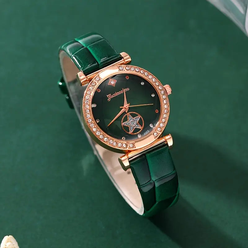 Juego de Joyería Verdantra Timecourt | Oro