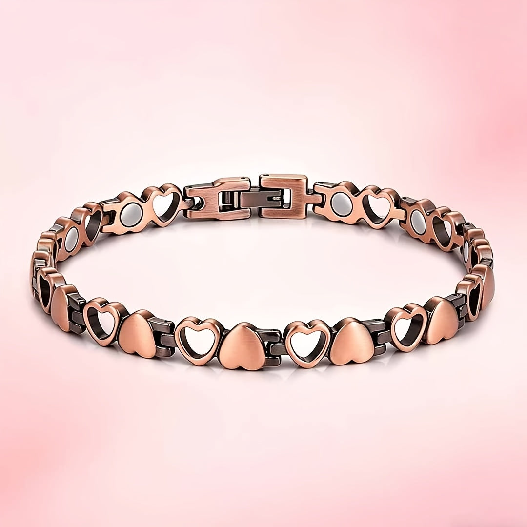 Pulsera Corazón Eterno en Cobre