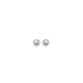 Aretes de botón Have a ball | Oro blanco
