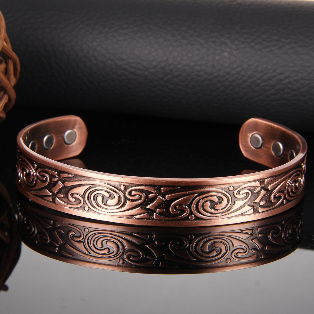 Pulsera Mystic con Volutas de Cobre