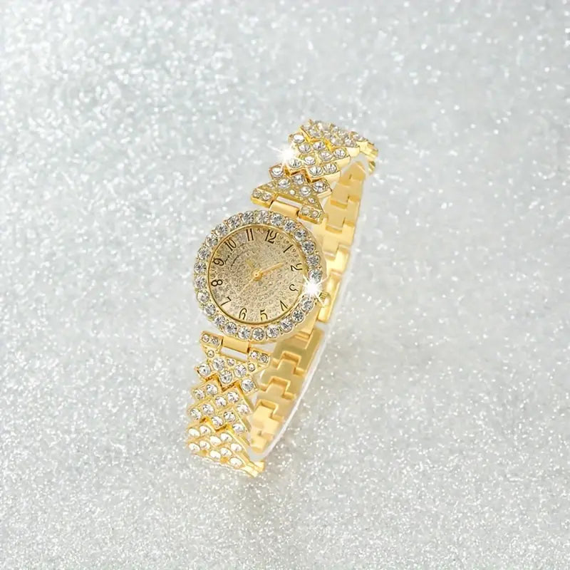 Juego Reloj y Pulsera Oro Radiance Luxe