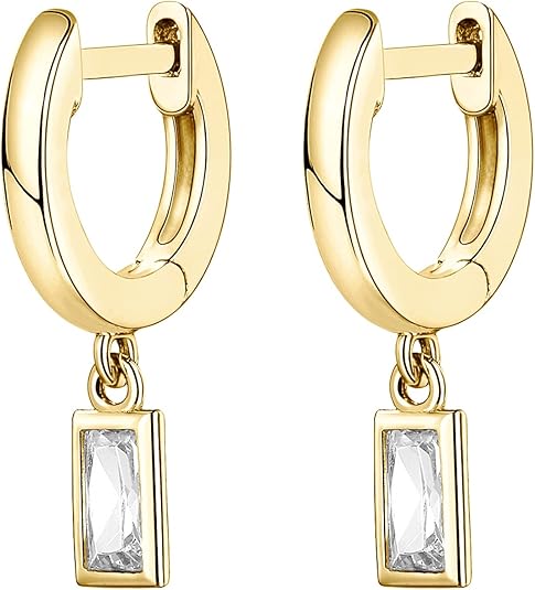 Aretes de Barra Colgante | Oro