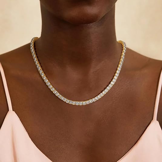 Collar Tenis | Oro