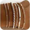 Juego de Pulseras Isabella Vernetta | Oro blanco