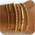 Juego de pulseras Isabella Vernetta | Oro