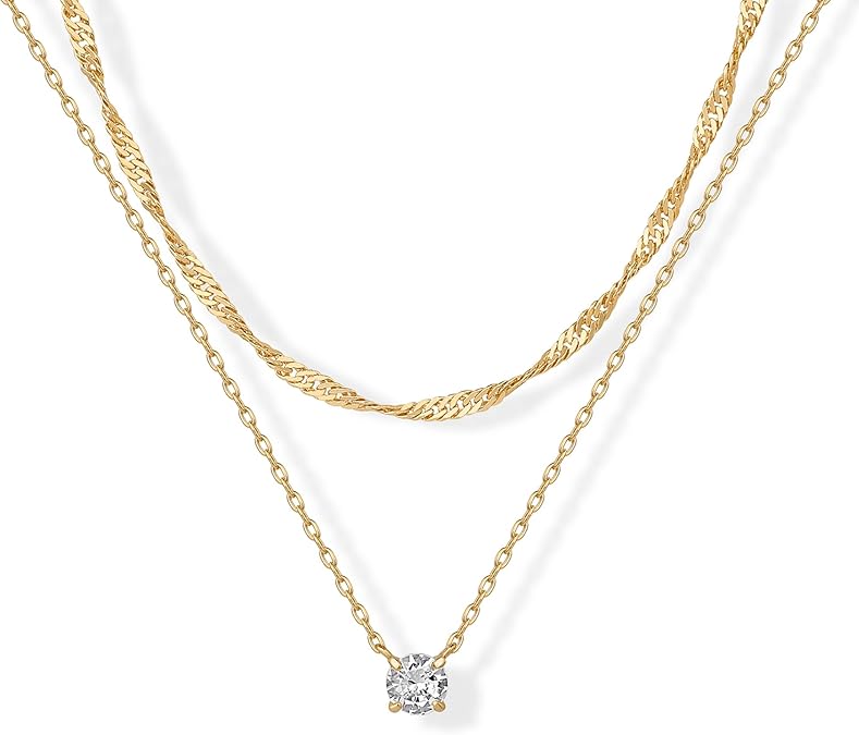 Collar Halo Superpuesto | Oro