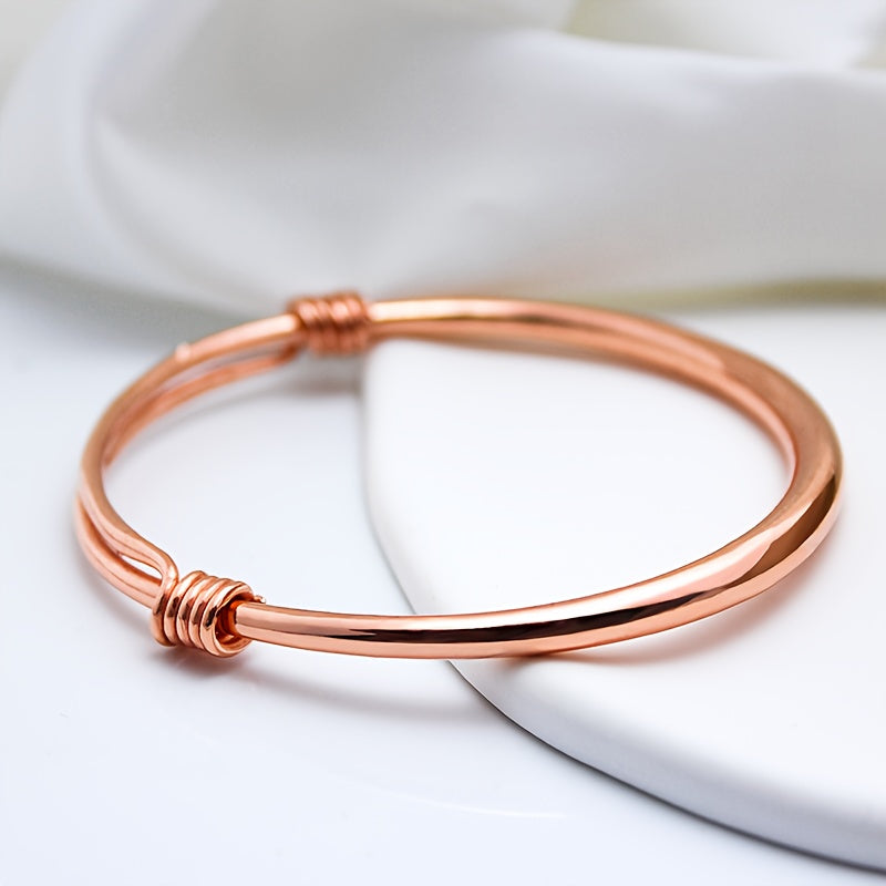 Pulsera Retorcida Serena de Cobre