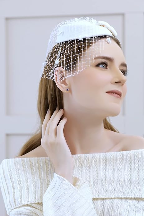 Aretes de botón de zafiro clásico | Oro blanco