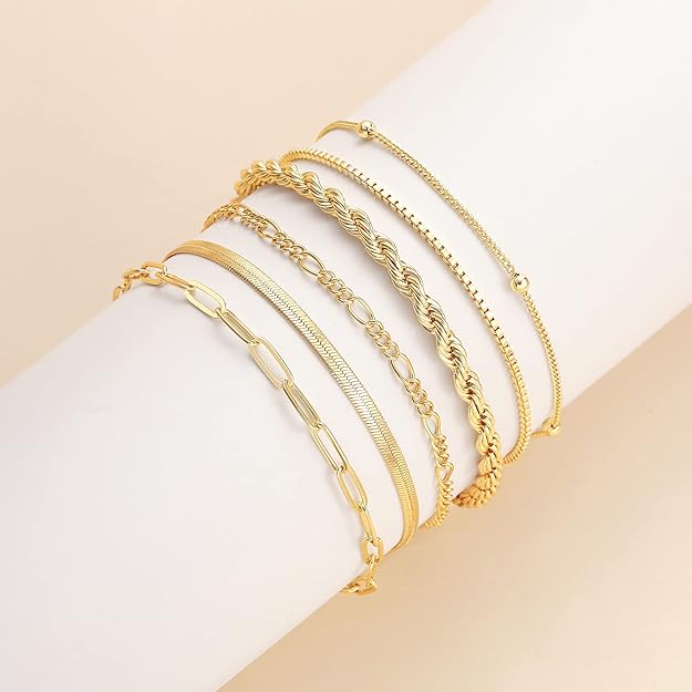 Juego de Pulseras Isabella Vernetta | Oro blanco