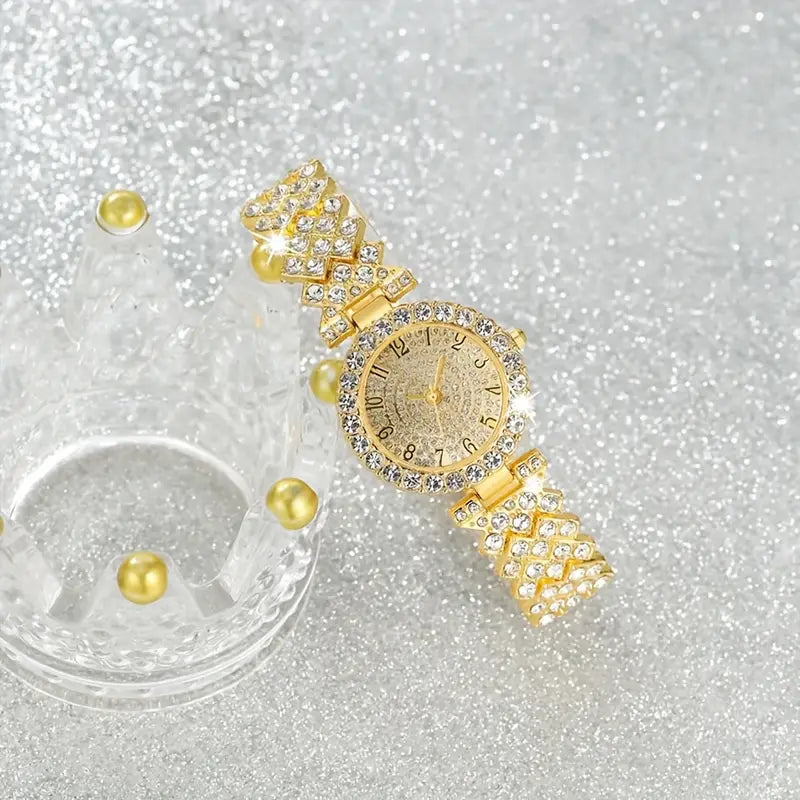 Juego Reloj y Pulsera Oro Radiance Luxe
