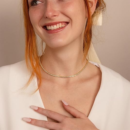 Collar Tenis | Oro