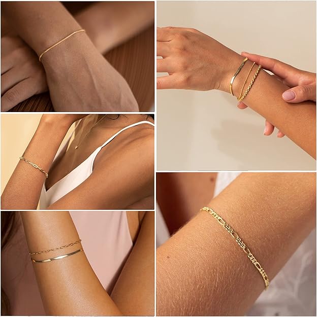 Juego de pulseras Isabella Vernetta | Oro