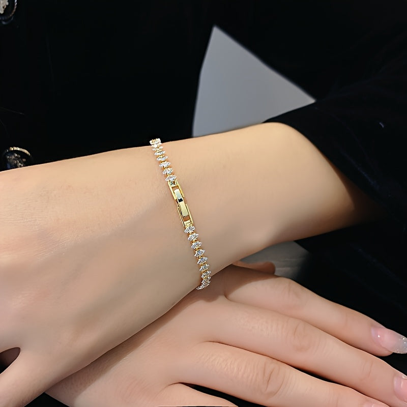 Pulsera Tenis Marquise Vionelle | Oro