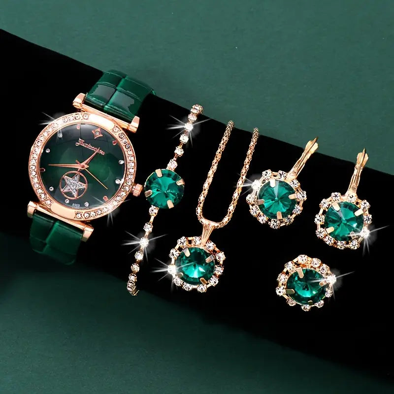 Juego de Joyería Verdantra Timecourt | Oro