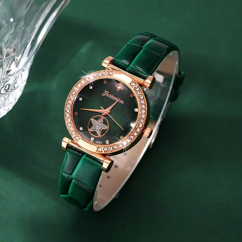 Juego de Joyería Verdantra Timecourt | Oro