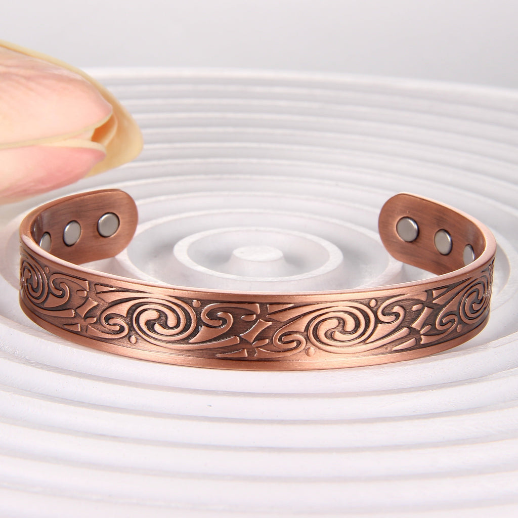 Pulsera Mystic con Volutas de Cobre