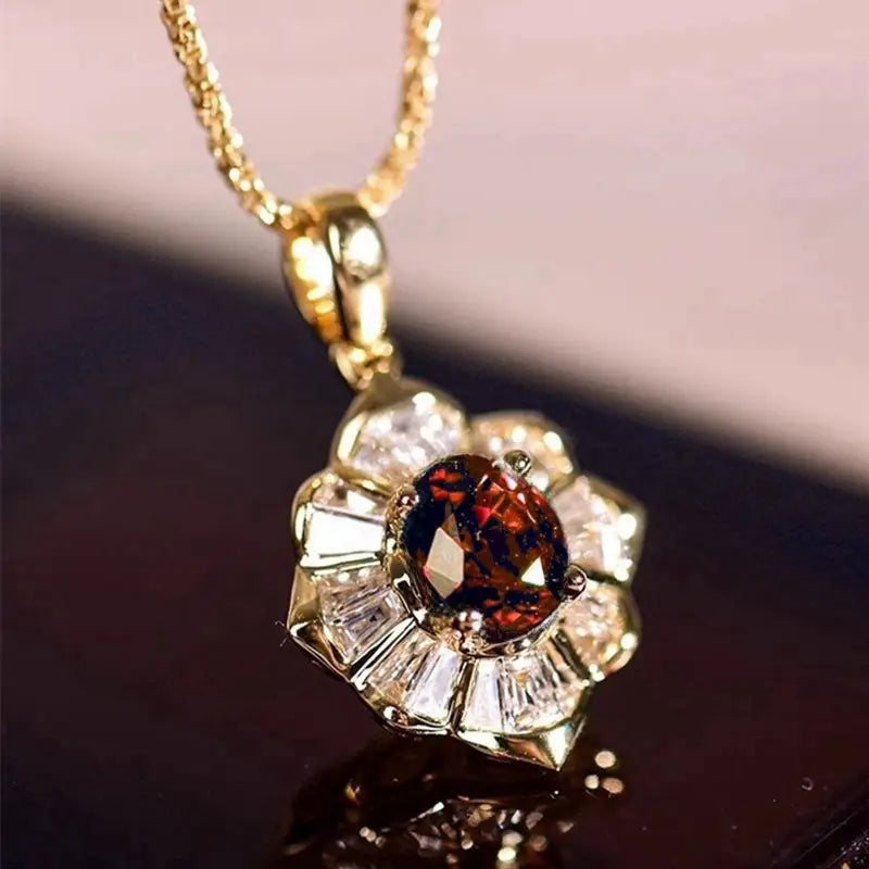 Collar Solcrimson Kavella | Oro