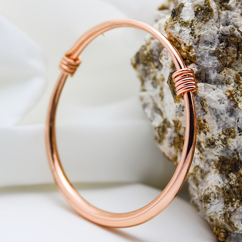Pulsera Retorcida Serena de Cobre