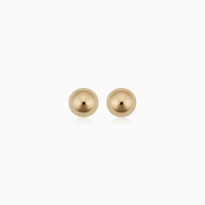 Aretes de botón Have a ball | Oro