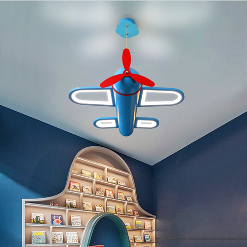 אוסמו - מנורה תלויה עיצוב מטוס לחדרי ילדים