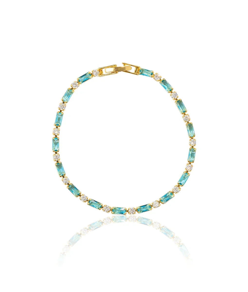 Pulsera de Turquesa Natural | Oro