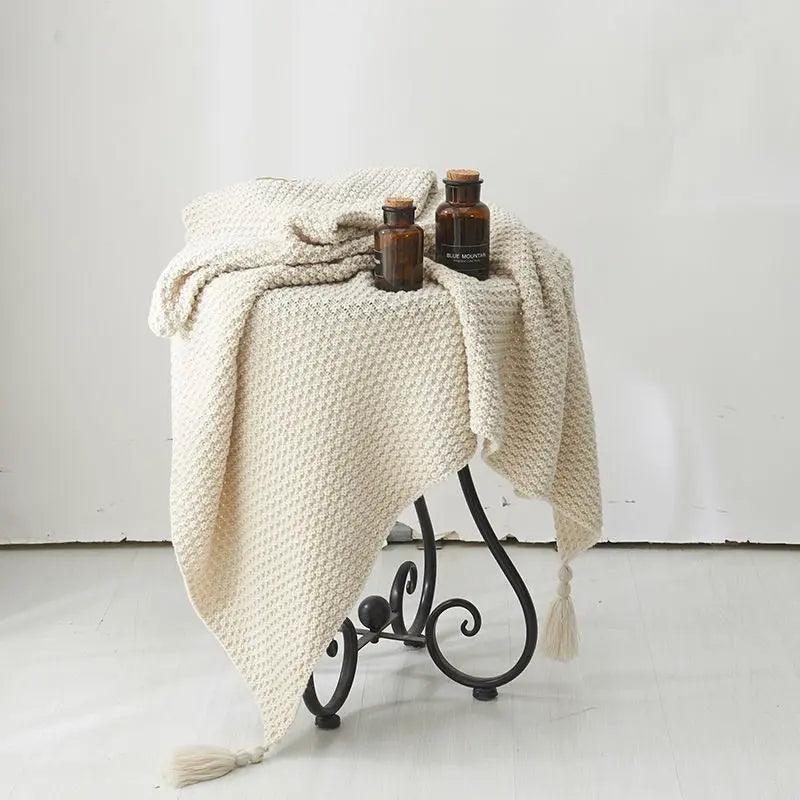 ברנה - שמיכה סרוגה סקנדינבית