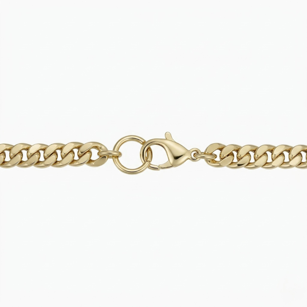 Pulsera Cubana de Época | Oro