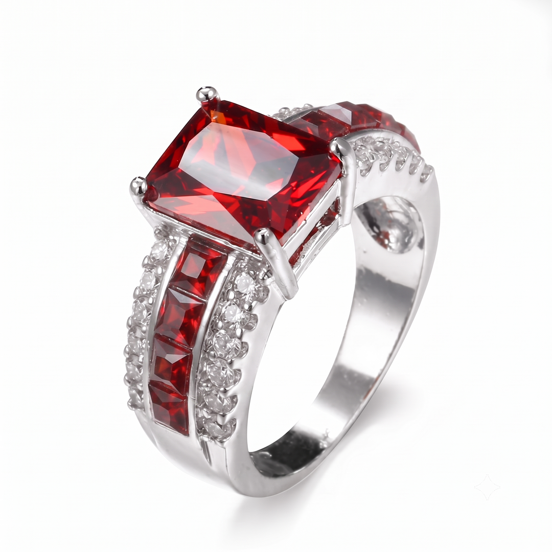 Anillo Kassira Redmont | Oro blanco