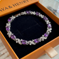 Pulsera Giada Valethyst | Oro blanco