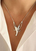 Collar de Hada de la Suerte | Oro blanco