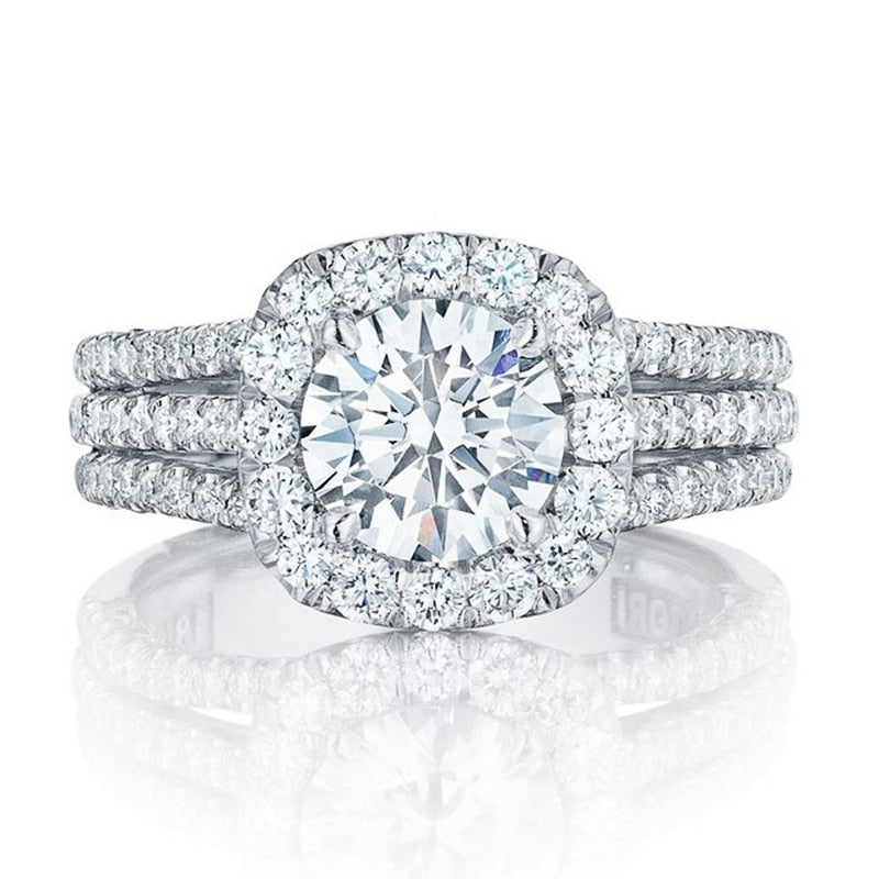 Anillo Clarinda Vellori | Oro blanco