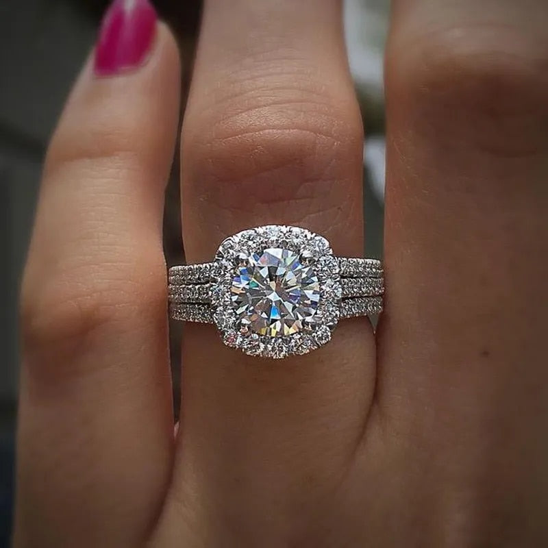Anillo Clarinda Vellori | Oro blanco