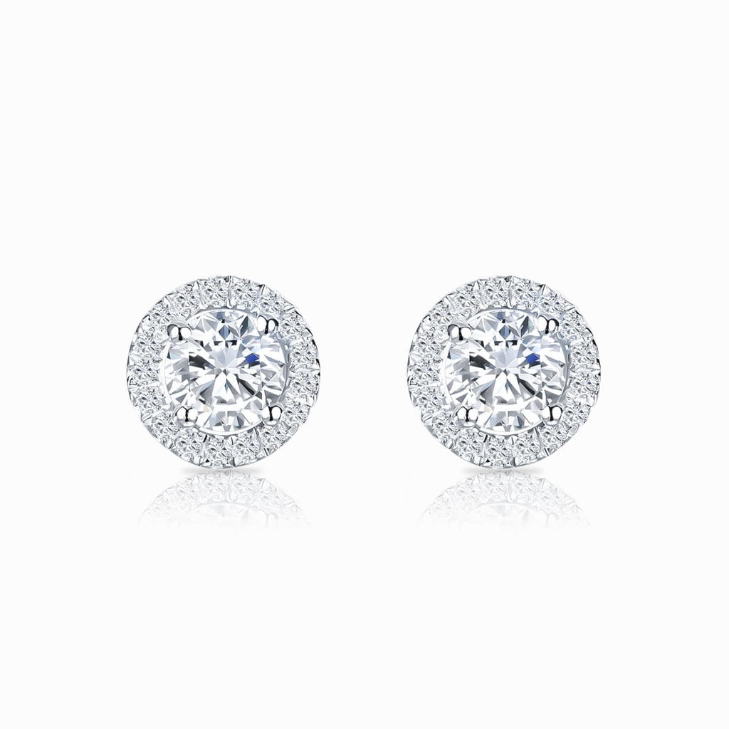 Aretes Belle Dame | Oro blanco