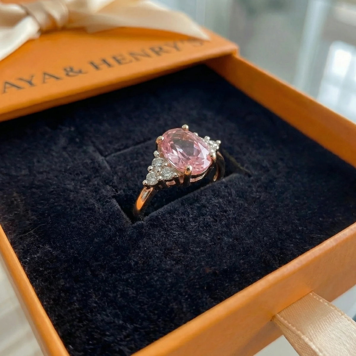 Anillo Flor Lustre | Oro rosa