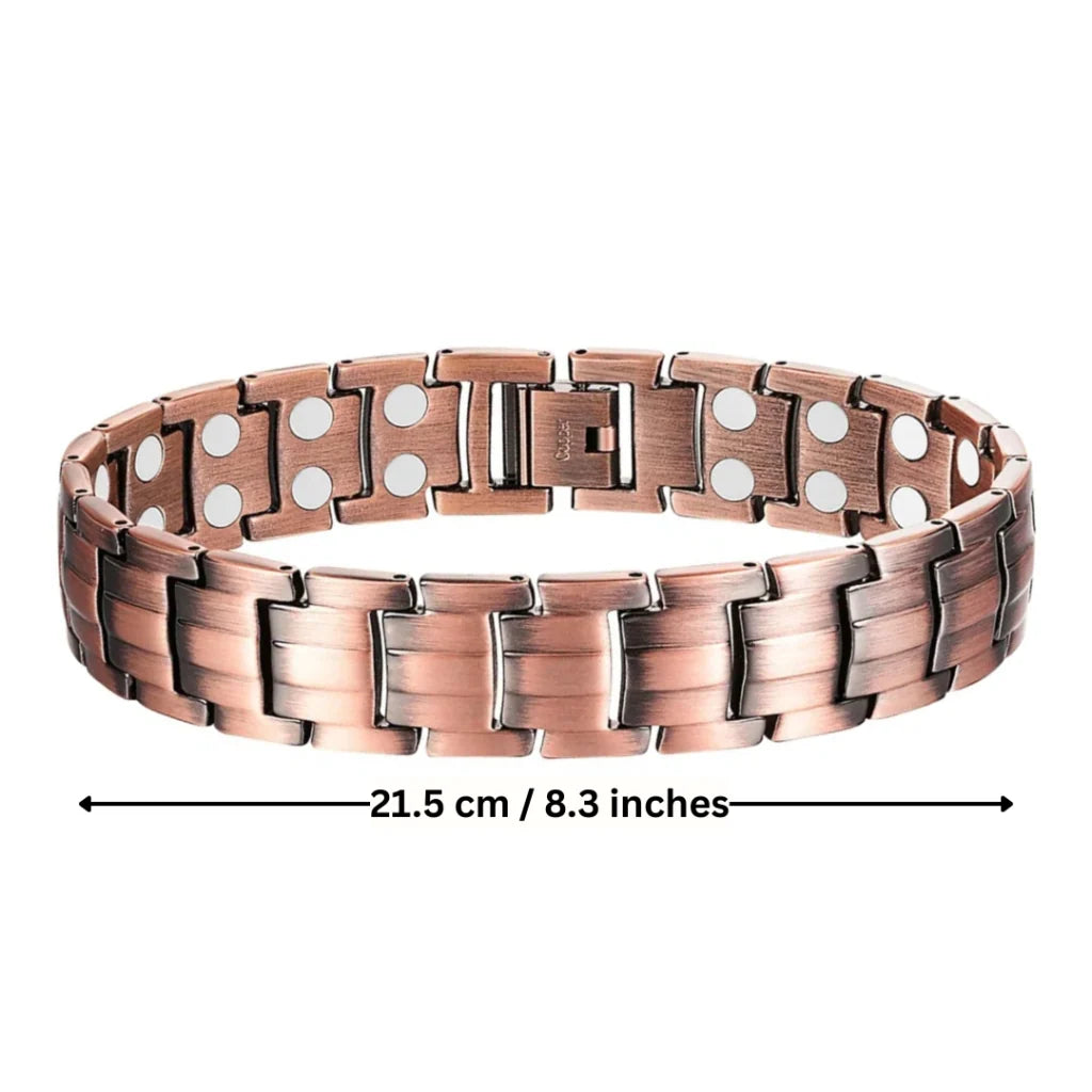 Pulsera de Cadena Moderna de Cobre