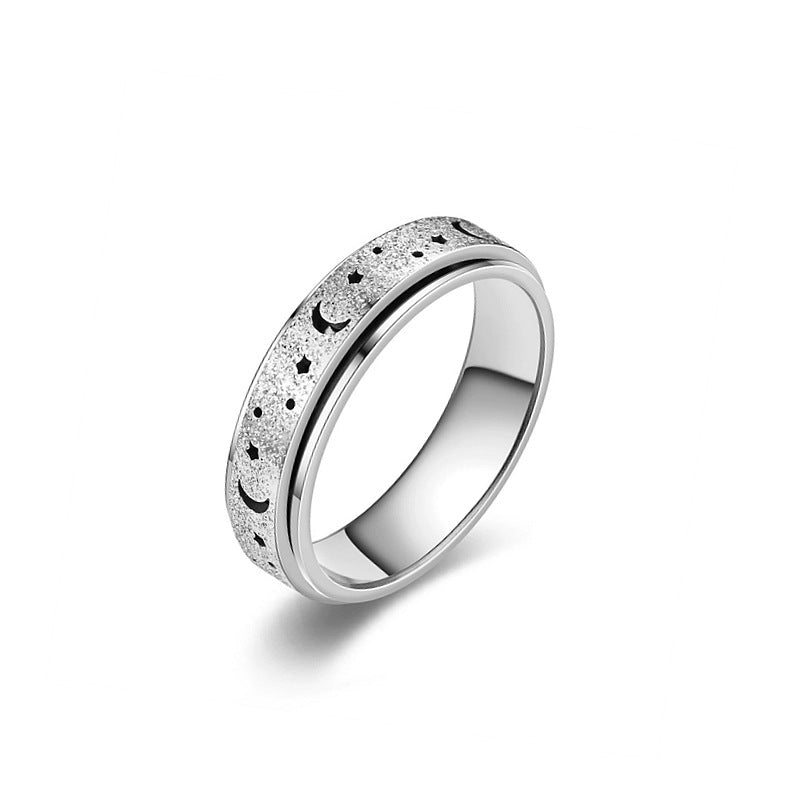 Anillo Atlas Noche Estrellada | Oro blanco