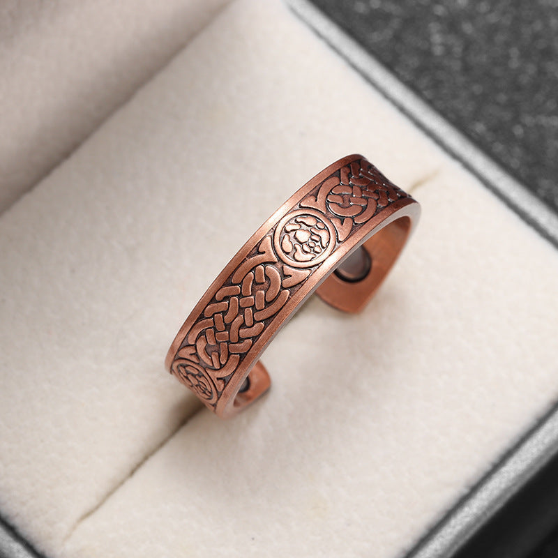 Anillo Tejido de Cobre