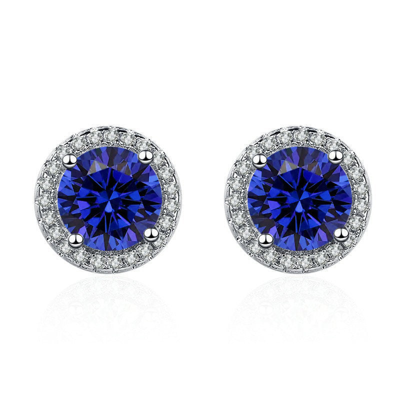 Aretes Celestine Lúcia | Oro blanco