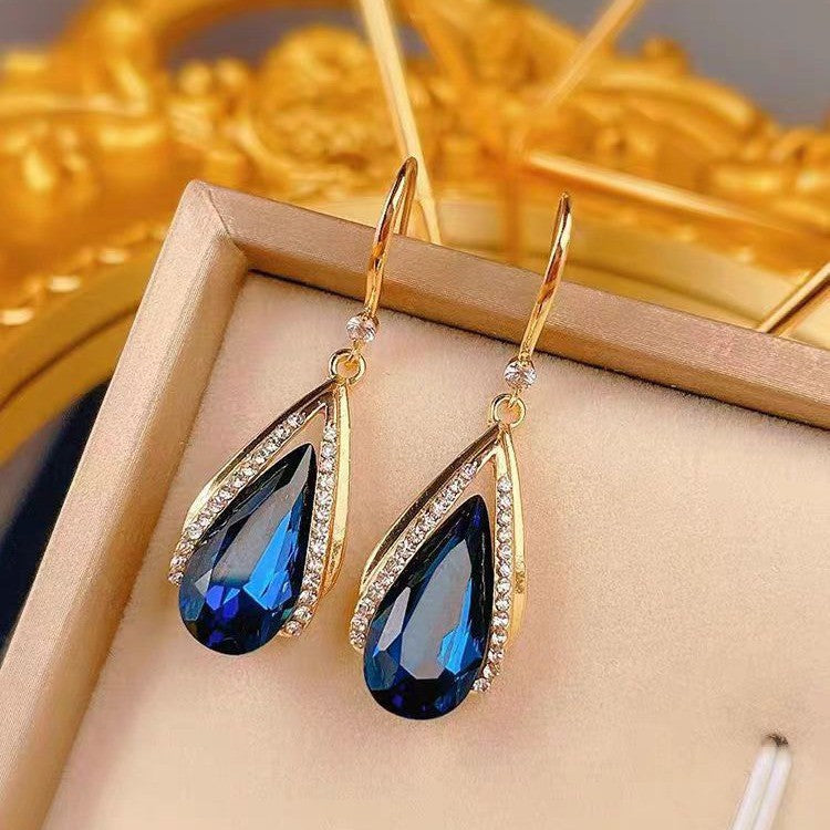 Aretes Gota Azura | Oro