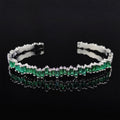 Pulsera Milena Thalys | Oro blanco