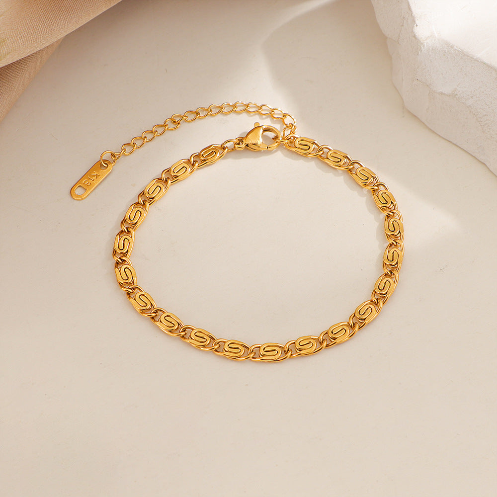 Pulsera Nusa Tejida | Oro